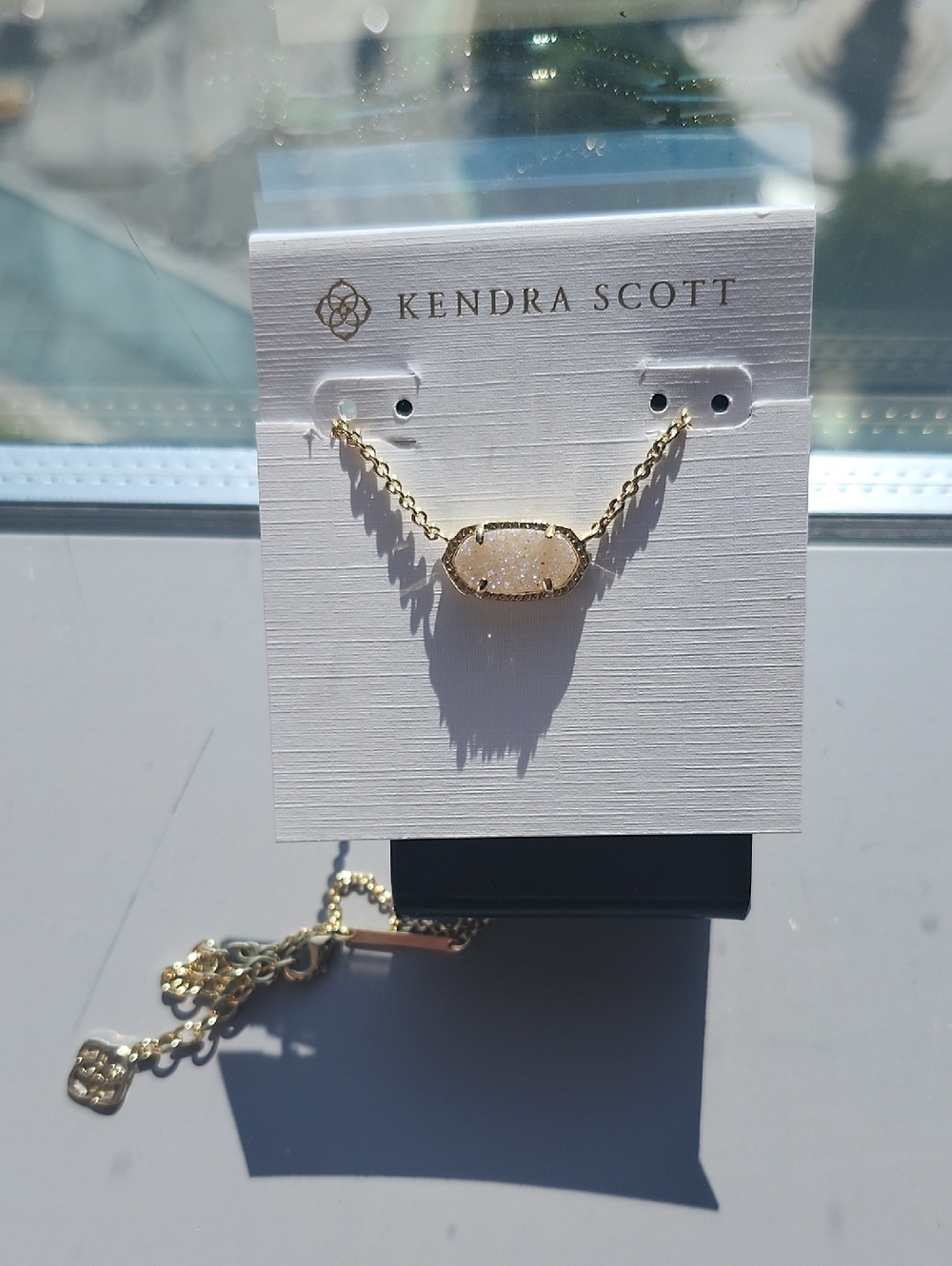 Kendra Scott Gold Drusy Necklace - Champagne